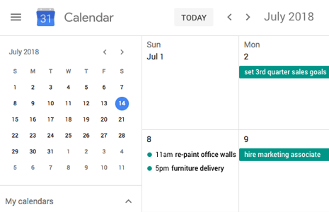 GQueues 2-way Google Calendar syncing